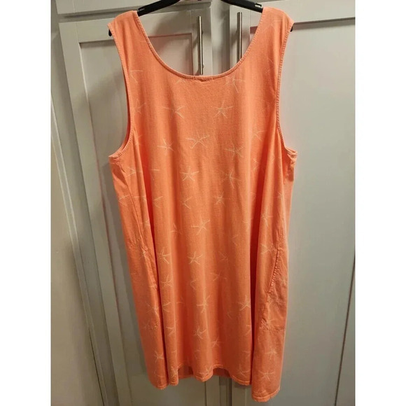 NWT FRESH PRODUCE XL Sunset Coral Sea-Star Sun Dress Starfish Oversized - Picture 3 of 11